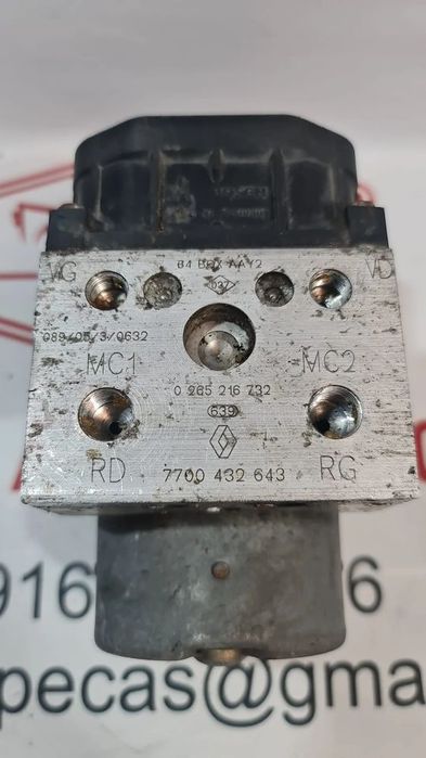 Módulo ABS Renault Megane 1 / Scenic 1 7700432643 0265216732