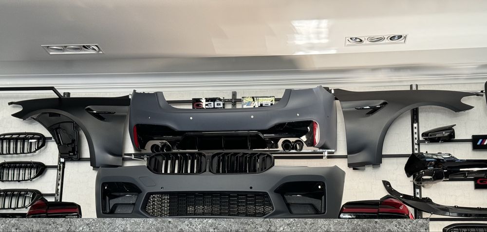 Рестайлинг M5 F90 LCI для BMW 5-Series G30 2017+ обвес, бампер, фары