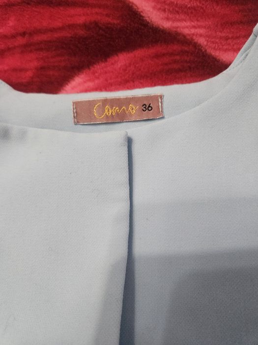 Kamizelka błękitna do wiosennych stylizacji/R.36