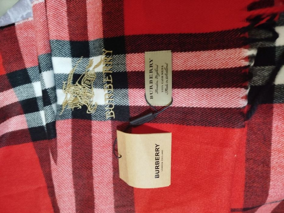 Новый кашемировый шарф Burbery