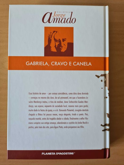 Livro "Gabriela, Cravo e Canela" de Jorge Amado