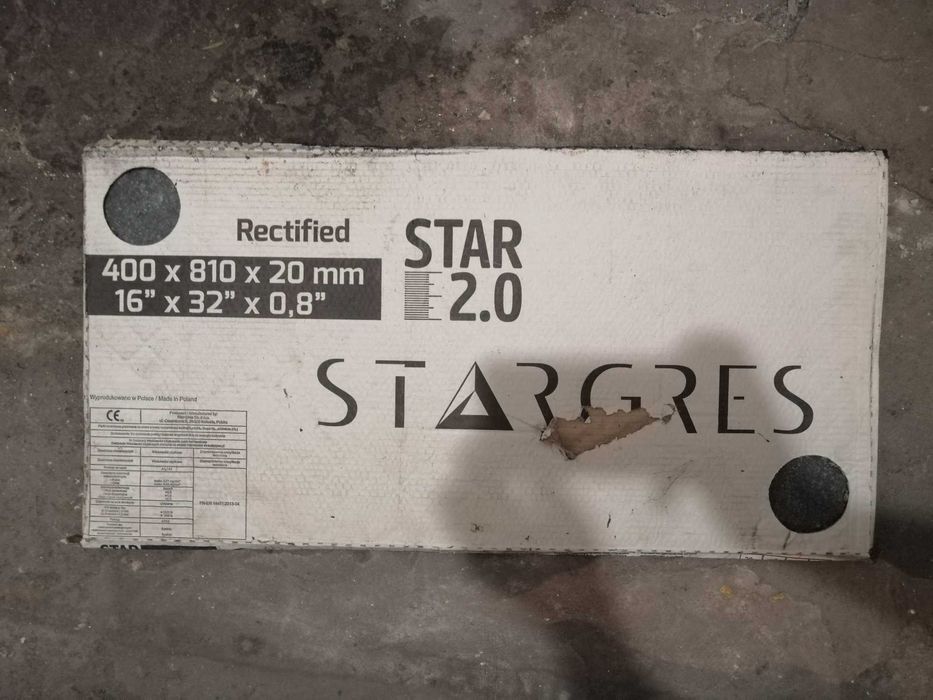 Płytki gresowe Stargras 2.0 2cm nowe 21 sztuk 40x80