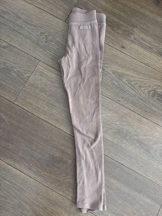 ZARA legginsy bawełniane brązowe rozm. 134