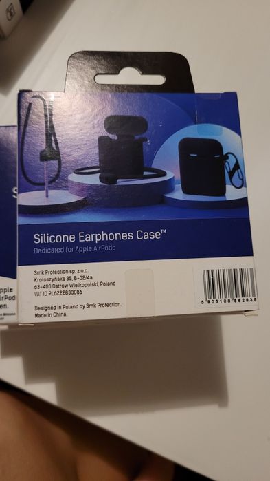 Etui na słuchawki 3MK silicone Airpods case 2nd gen. Czarne