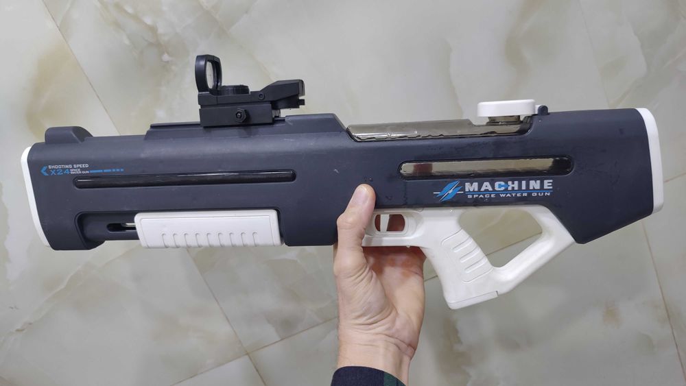 Крутейший Электро Водяной Автомат Пистолет MSWG Батарейки ЛазерПрицел