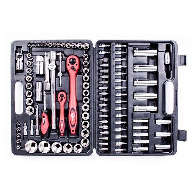 Профессиональный набор инструментов 1/2"&1/4",108ед. Intertool ET-6108