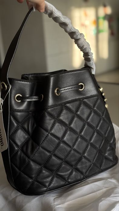 Сумка Moschino шкіряна
