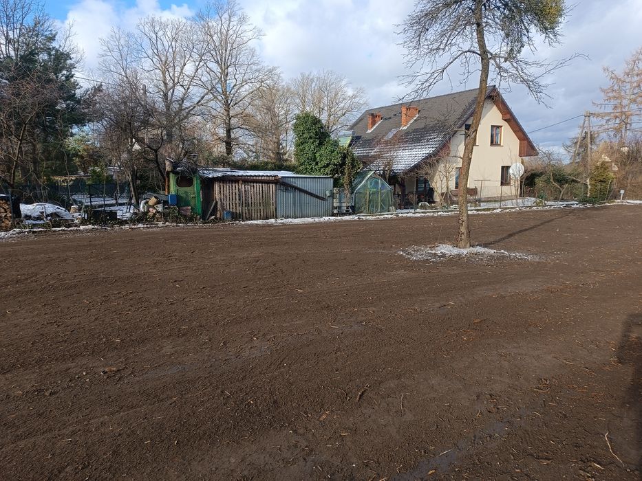 Mulczer leśny wgłębny wycinka drzew przywracanie gruntów rolnych