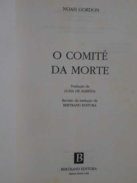 O Comité da Morte de Noah Gordon