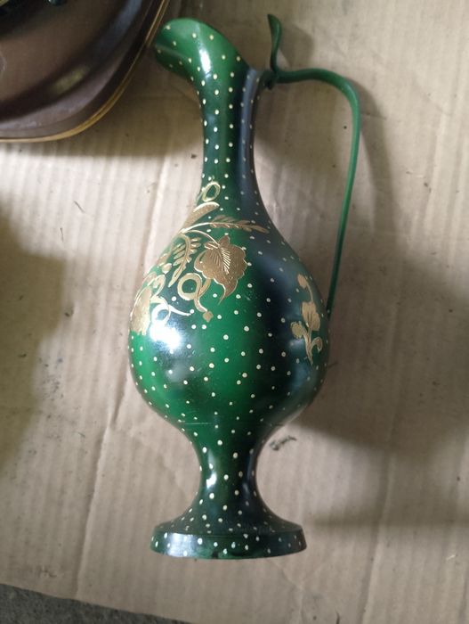 Wazon mosiężny PRL