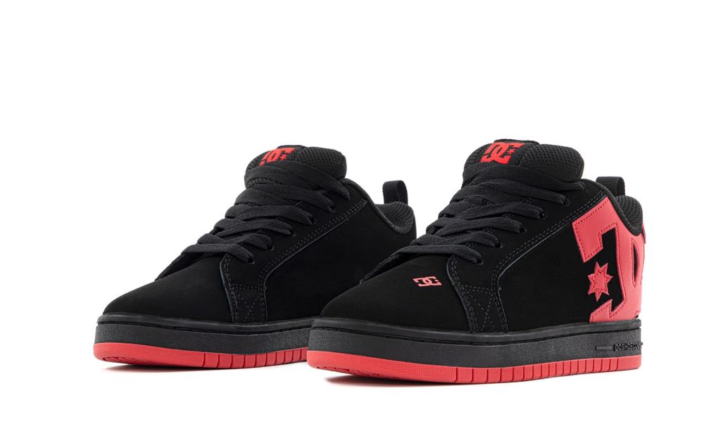 Кросівки DC Shoes Black/Red premium