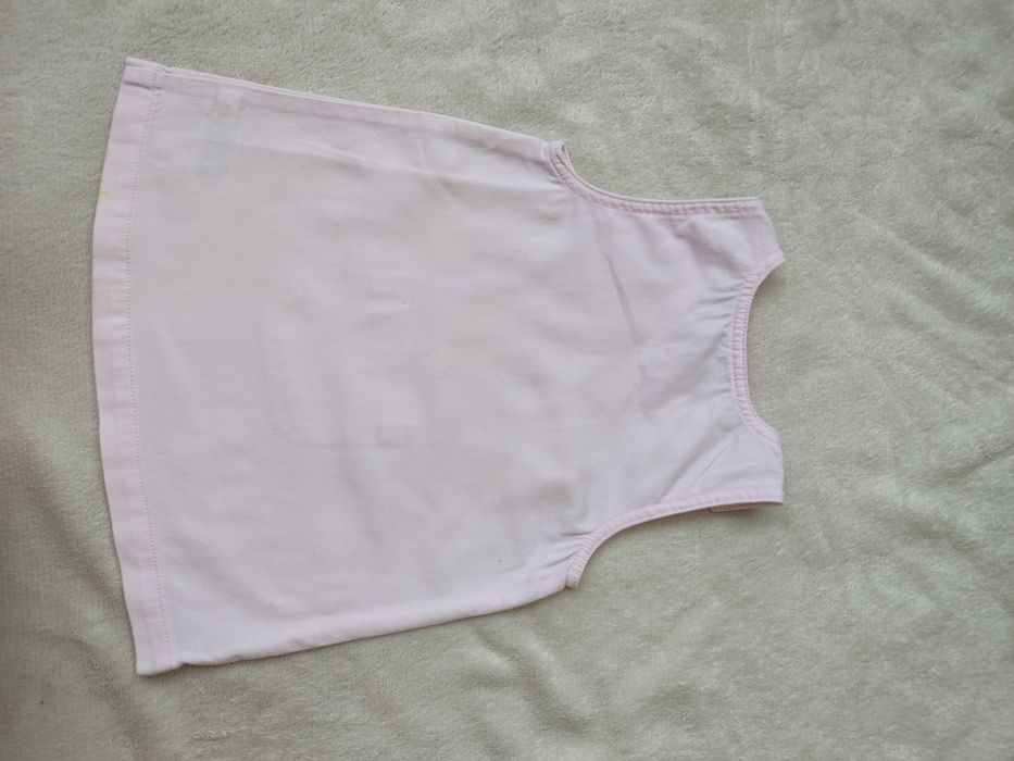 Letnia sukienka na lato 62 pudrowy róż