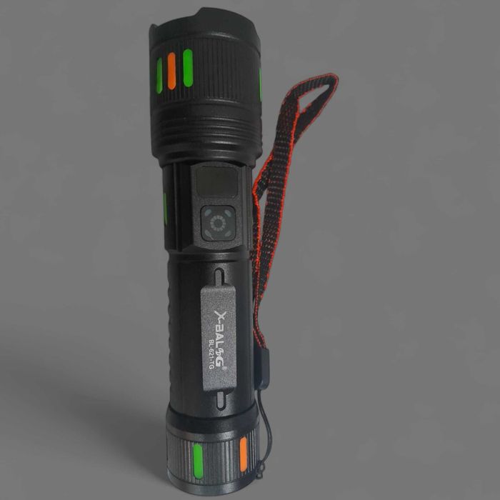 Latarka LED Taktyczna BL 621 Akumulatorowa USB-C Cyfrowy Wyświetlacz