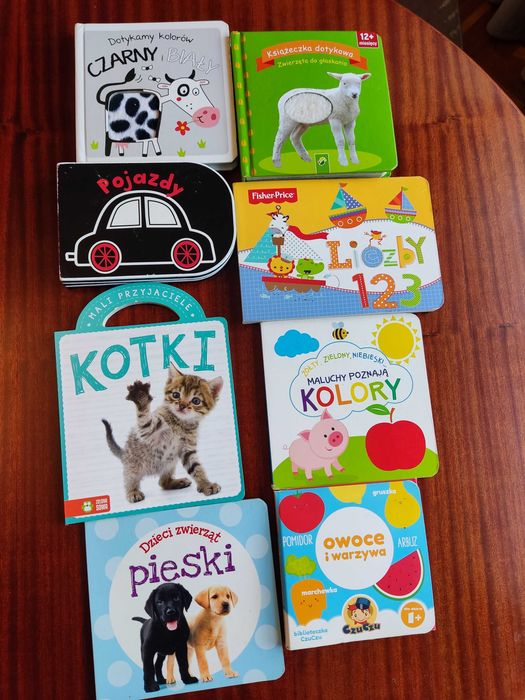 książeczki dla dzieci Fisher Price i inne
