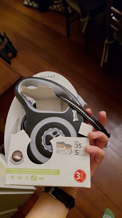 Trela Extensível Zoofari 5m (Até 35kg) – Nova