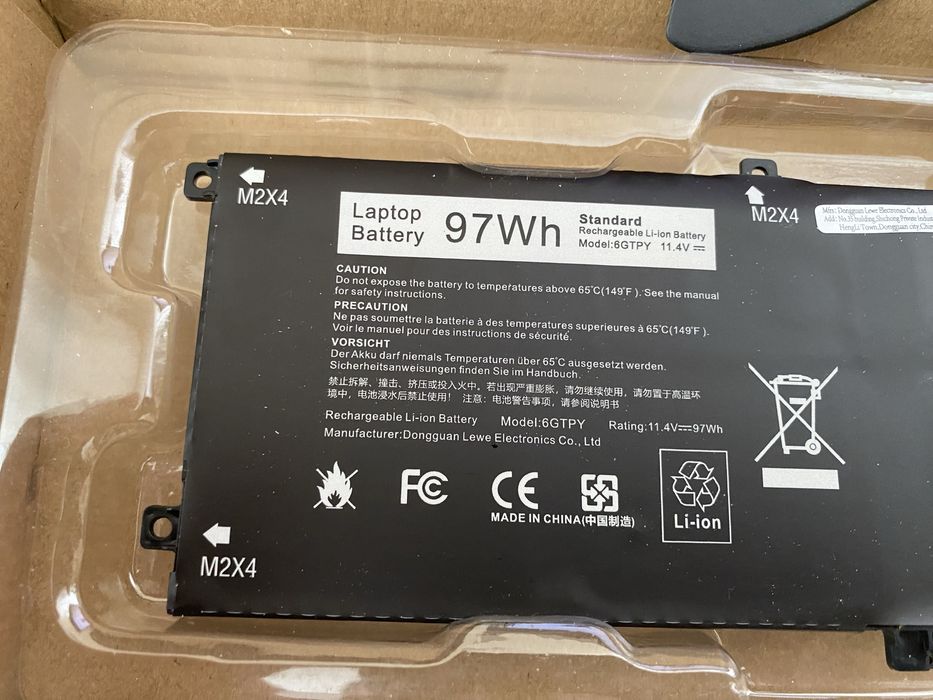 Аккумулятор батарея Dell 6GTPY Dell XPS Inspirion Precision