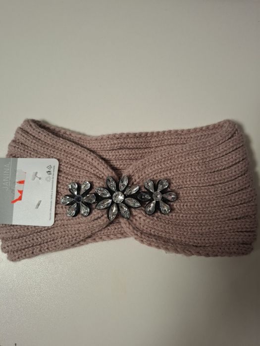 Zimowa opaska na głowę na uszy