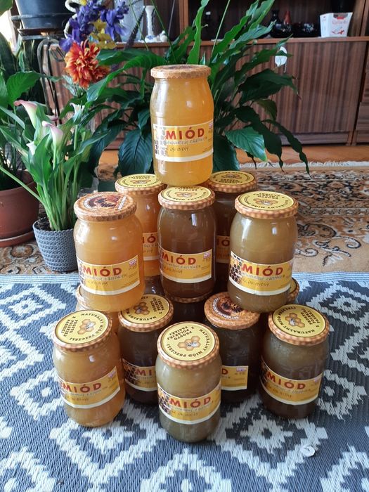 Miód 0.9L wielokwiatowy z rzepakiem