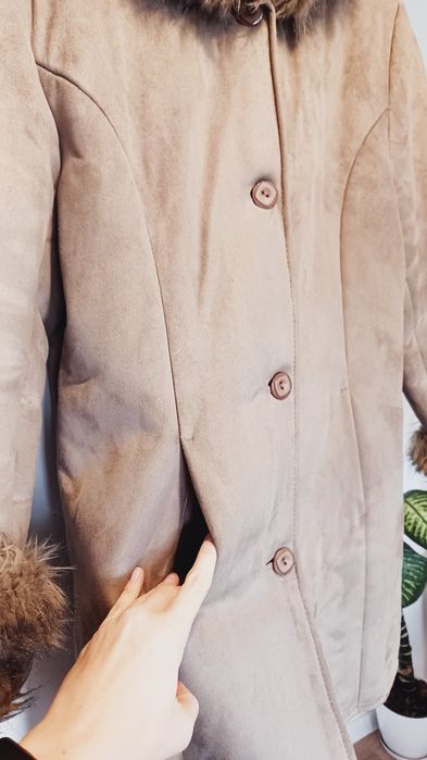 Kożuszek kożuch płaszcz zimowy vintage