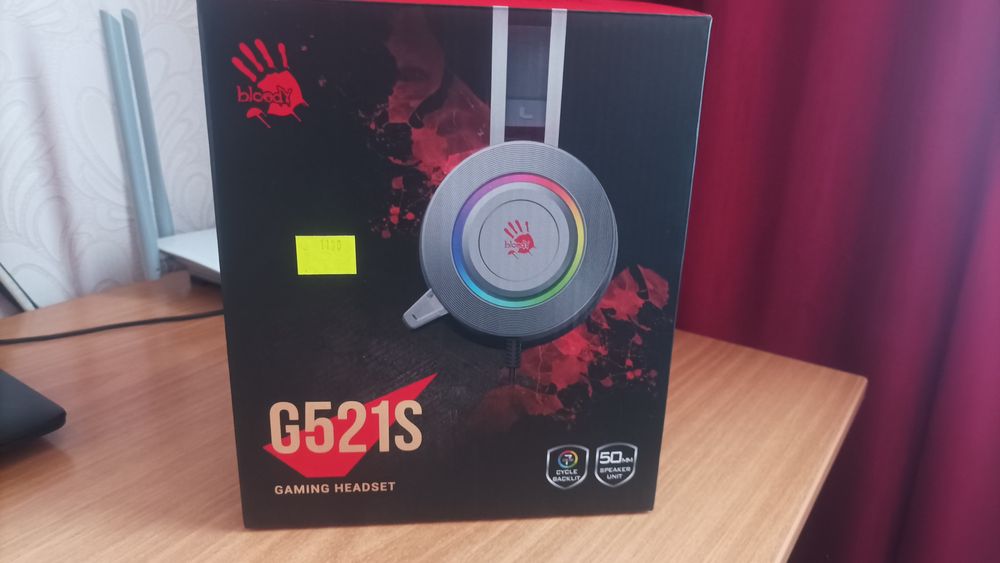 Навушники A4Tech Bloody G521S Black. НОВЫЕ!