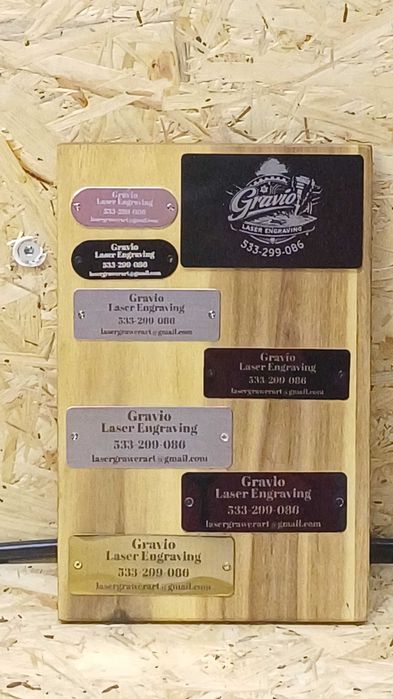 Grawerowanie laserowe | Tabliczki znamionowe, ozdobne metalowe