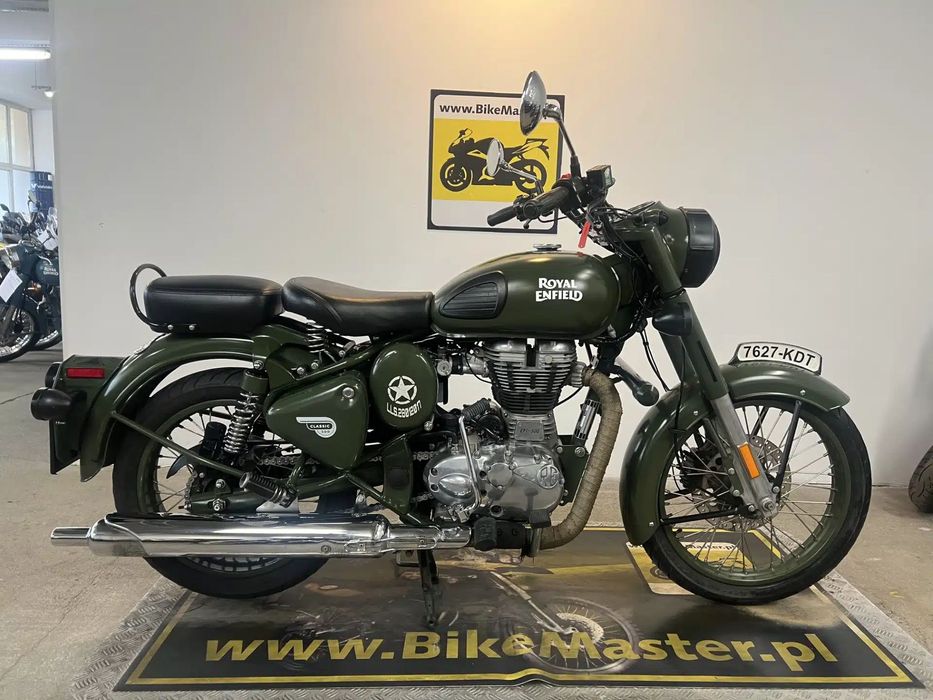 Royal Enfield Classic 500 EFI BULLET ABS EFI BATTLE GREEN !!! Transport !! Raty 0% !!