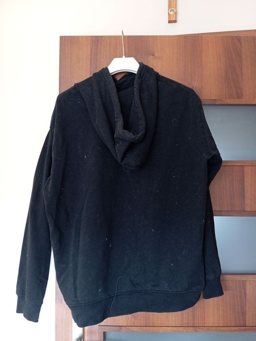 Czarna bluza z kapturem hm tanio cheap wiosna spring woman kobieta
