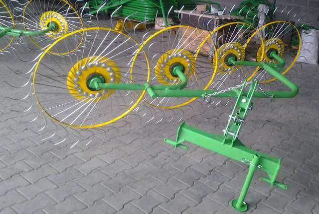 Граблі ворошилки, гребка, грабарка, сонечко Bomet шпиці 6 мм