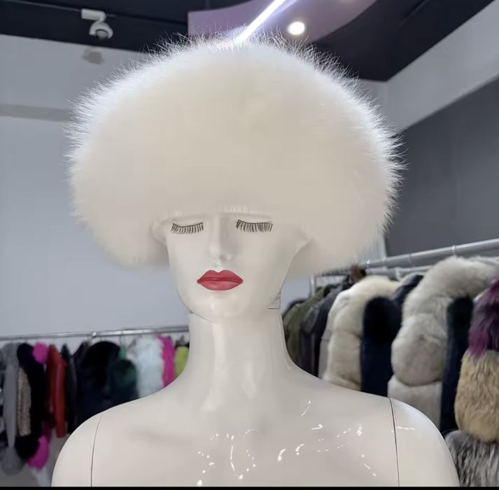 Kontantto czapka futro lisa rozne kolory obledna