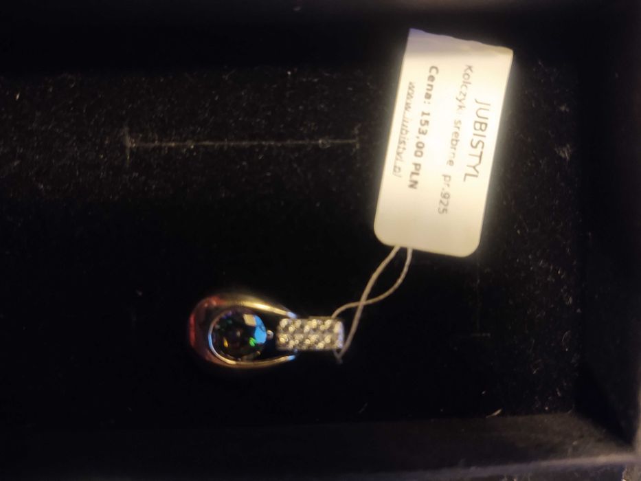 Zawieszka topaz srebro 925