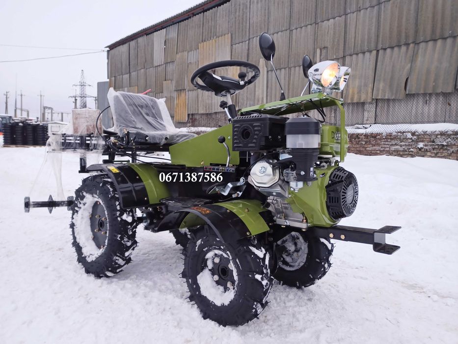 Мототрактор DOZER G-15 (бензин) 15 к.с. Повний привід Кредит ПЕРЕЛОМКА