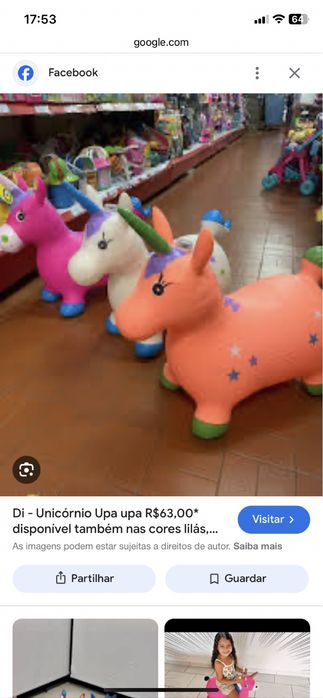 Unicornio saltitao Comprei a minha filha nao gostou