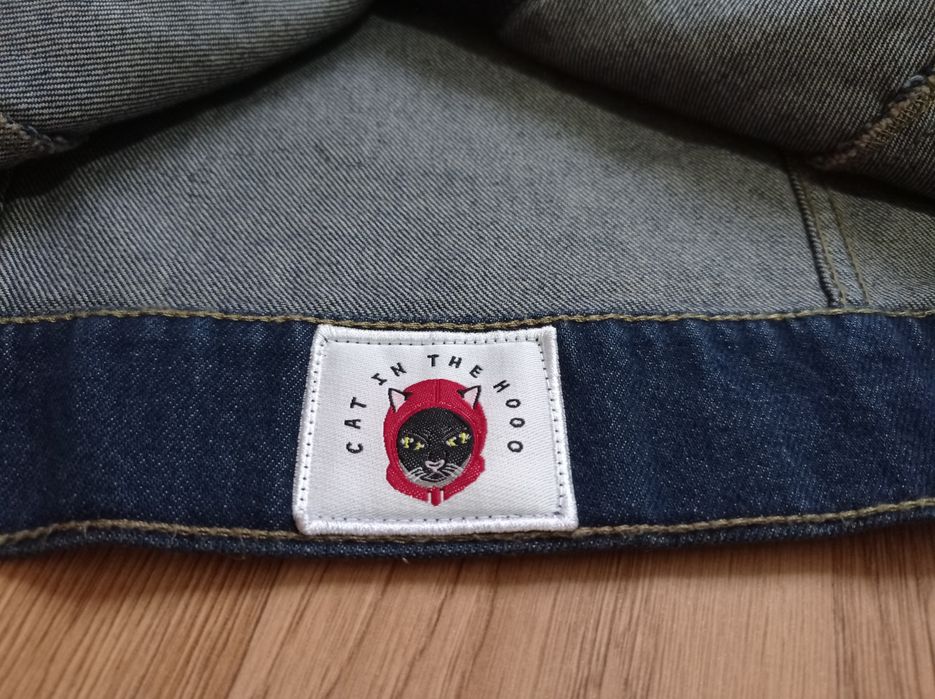 Джинсова куртка на дівчинку 7-8 років Cat in the hood