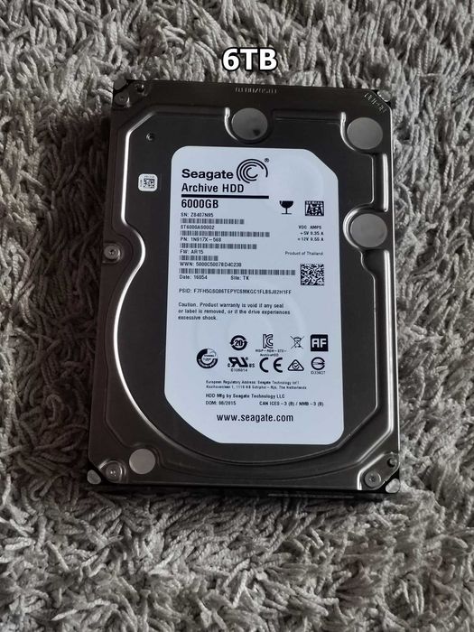 HDD 6TB SeaGate 3.5"