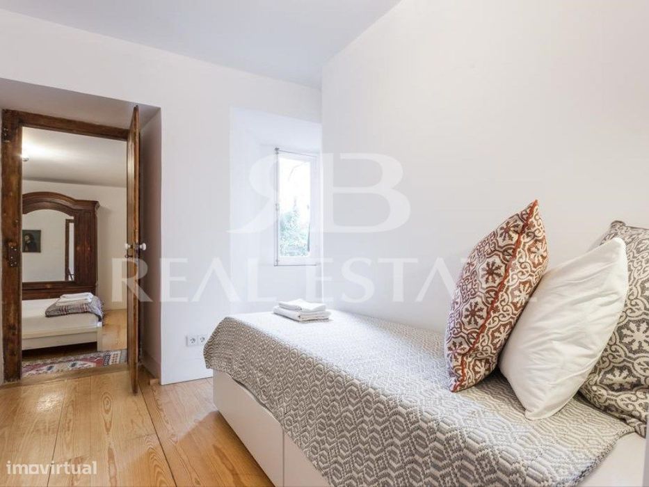 T1+1 com PÁTEO - Santa Catarina, Chiado, Lisboa