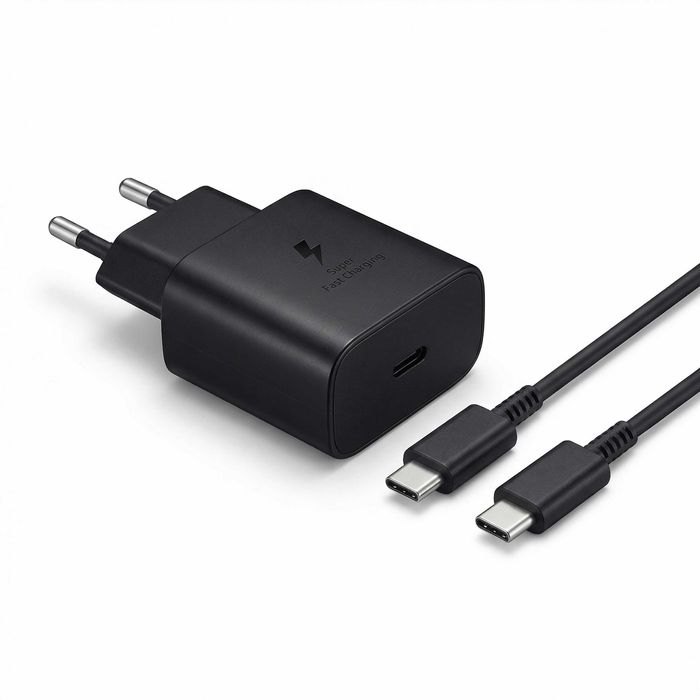 Zestaw - Ładowarka 25W + Kabel USB-C do Samsung | Galaxy S22 S23 S24 S25 | NOWY