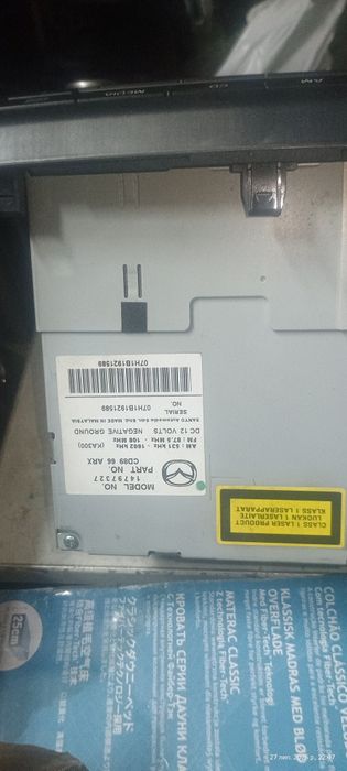 Магнітола штатна мазда 5 продам