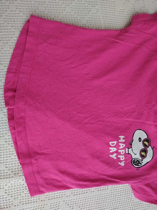 Blusa cor de rosa do Snoopy - Lefties - Tamanho 18 - 24 meses - 92 cm