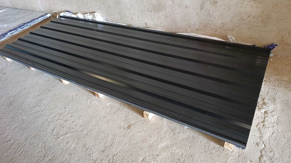 blacha trapezowa T18, T-18 0,50mm czarna RAL9005