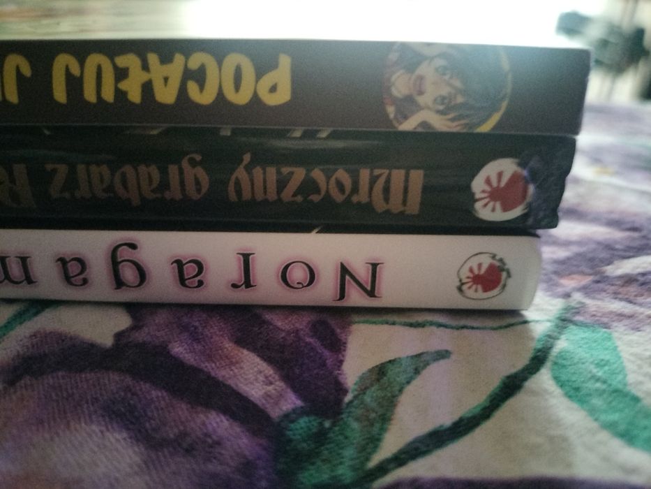 Zestaw 3 mang Noragami Mroczny grabarz riddle pocałuj jego kolego