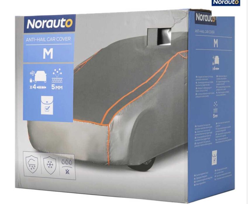 Capa exterior para automóvel anti-granizo tamanho M