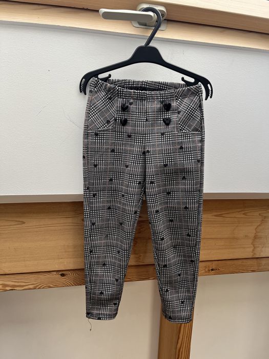 Calzedonia spodnie 104 w krate - swiateczne