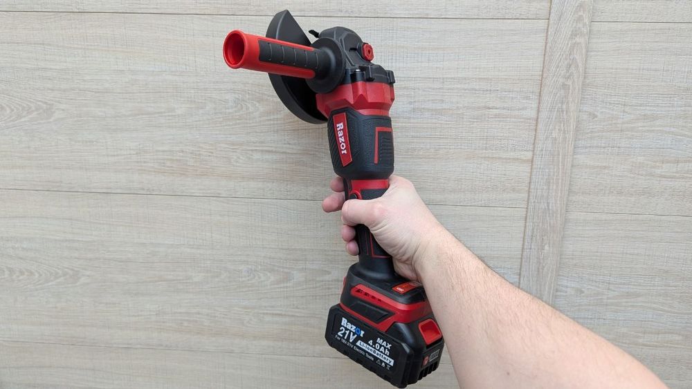 Аккумуляторная Болгарка Razor BLB-125 +2шт 4.0Ah +З.у+Кейс Очки Перчат