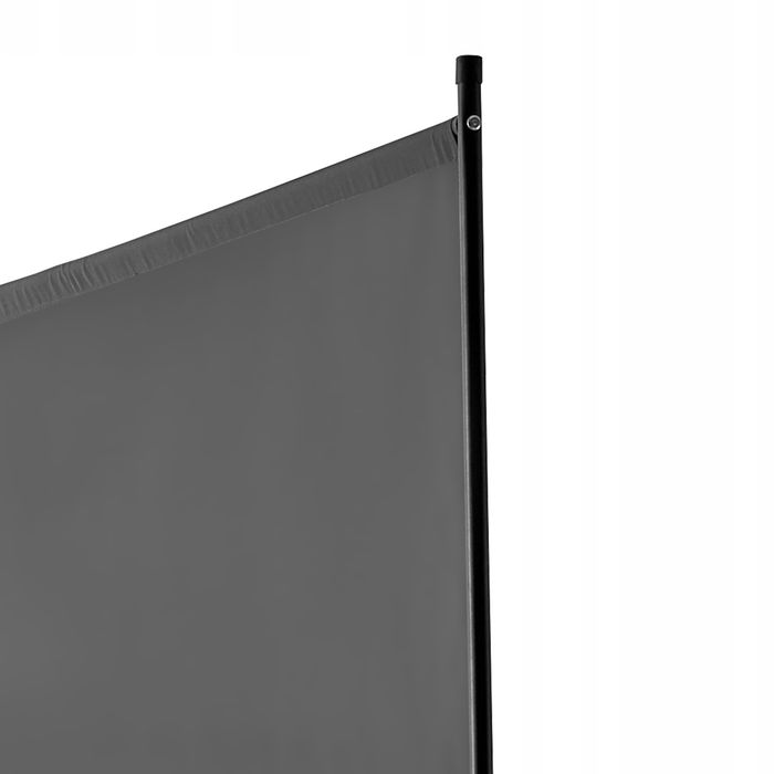 VEVOR ściana działowa 1 panel 180 cm szara solidna rama oxford