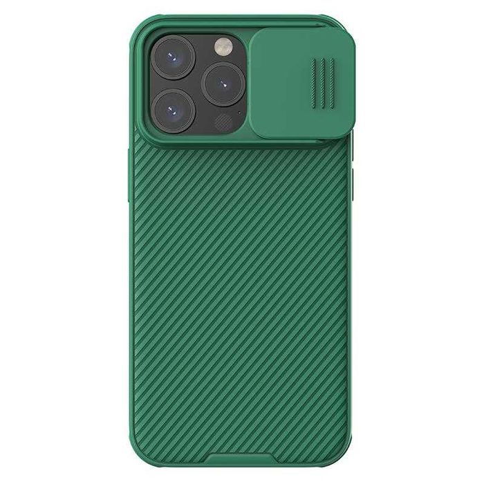 Etui NILLKIN CamShield do IPHONE 15 PRO MAX zielone