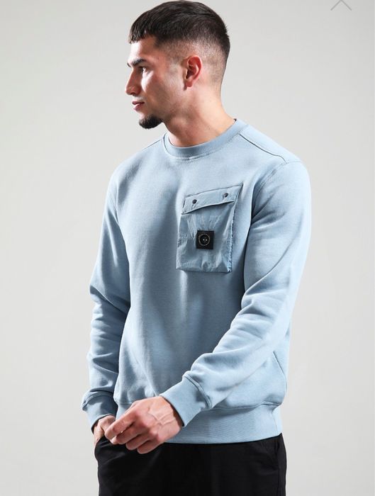 Кофта Marshall Artist Proccera Crew Metallic Blue | Оригінал