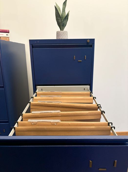 2 Armários de arquivo metal 4 gavetas - para escritório ou arrumação