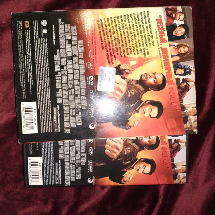 DVD ДВД диск с фильмом Час Пик 3 Джеки Чан