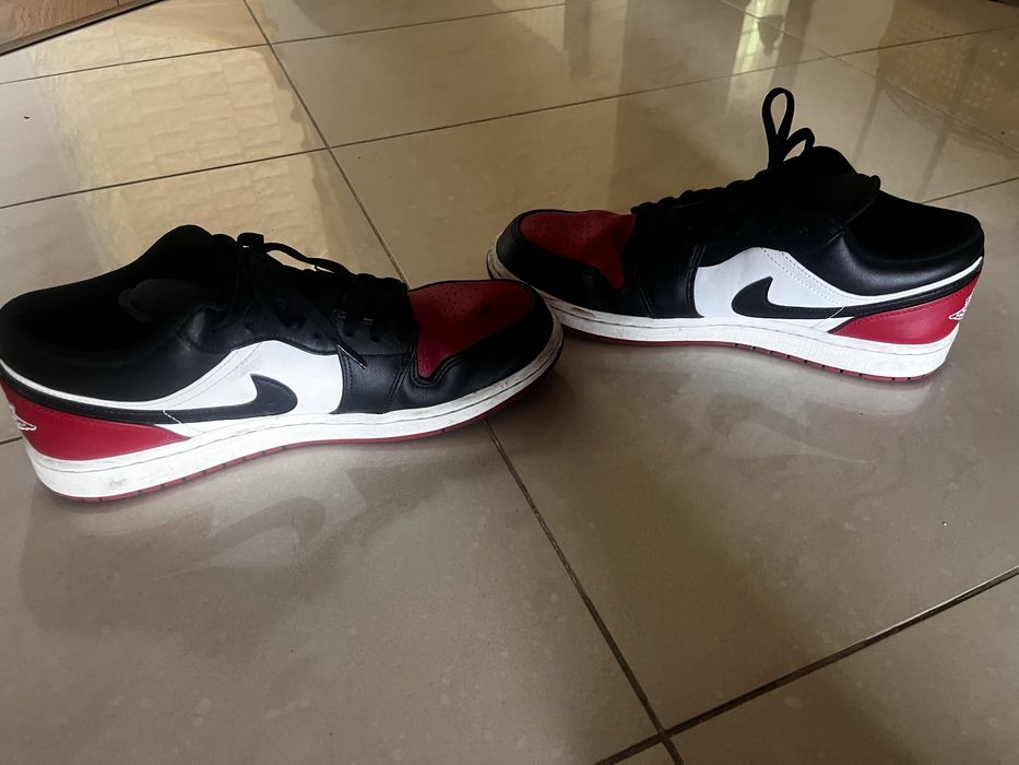 Buty nike air jordan 1 czerwono czarne prawie nowe