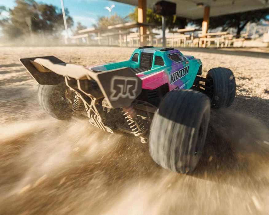 Радіокерована машинка Arrma Mini Kraton 3S BLX 4X4 1:16 RTR Безколекторний монстр трак Арма Міні Кратон